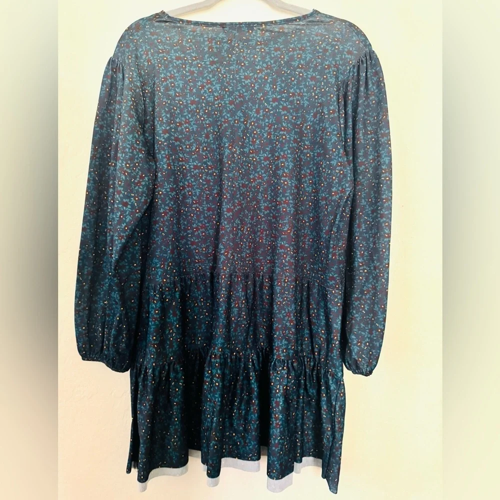 Zara long sleeve ruffle mini dress - Picture 7 of 11